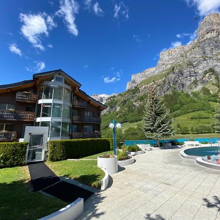 Hotel Viktoria-Leukerbad-Therme Bagian luar foto