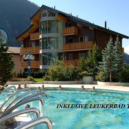Hotel Viktoria-Leukerbad-Therme Bagian luar foto