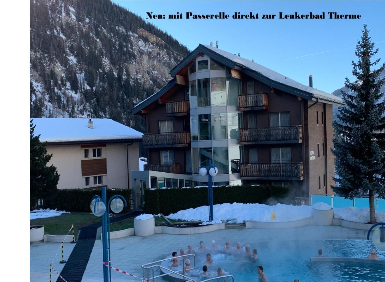 Hotel Viktoria-Leukerbad-Therme Bagian luar foto